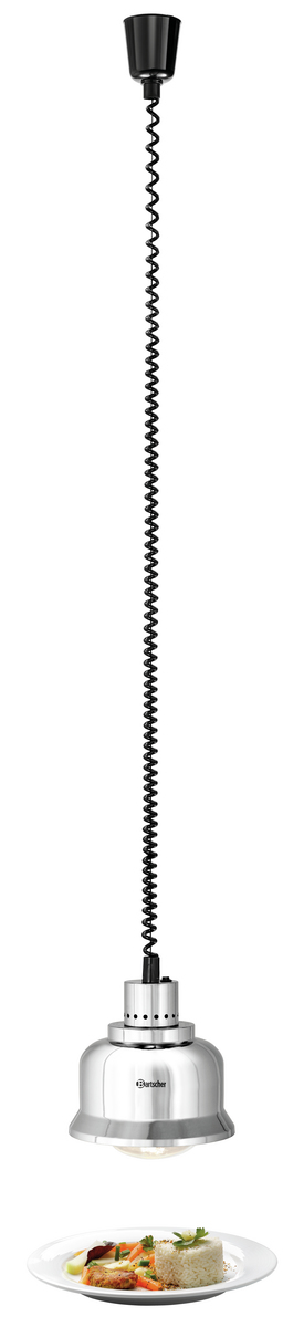 114279_1 Lampe chauffante IWL250D CHR - Bartscher – Image 1