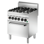 Fourneau gaz 650, L700, 4PL, FE - Bartscher