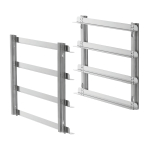 Glissières de support 6040 SST5110 - Bartscher