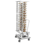 Chariot à assiettes Gigasteam 50T - Bartscher