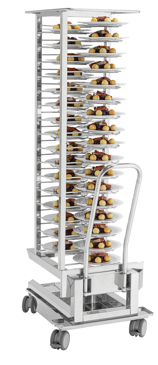 117822_2 Chariot à assiettes Gigasteam 50T - Bartscher – Image 1