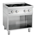 Fourneau vitro 700, 4P, SO - Bartscher