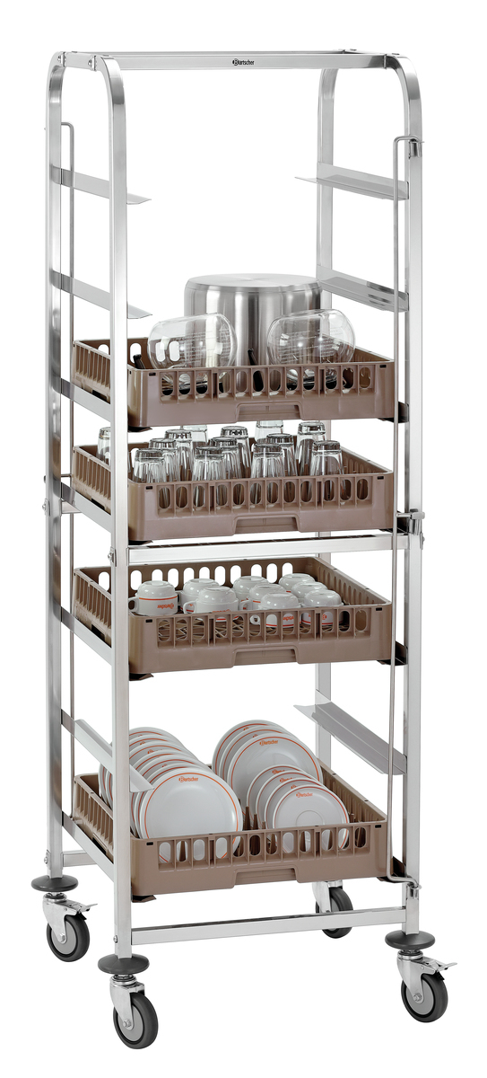 300147_2 Chariot à casiers de lavage ASP700 - Bartscher – Image 1