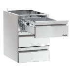 Colonne tiroirs 3x1/1GN - Bartscher