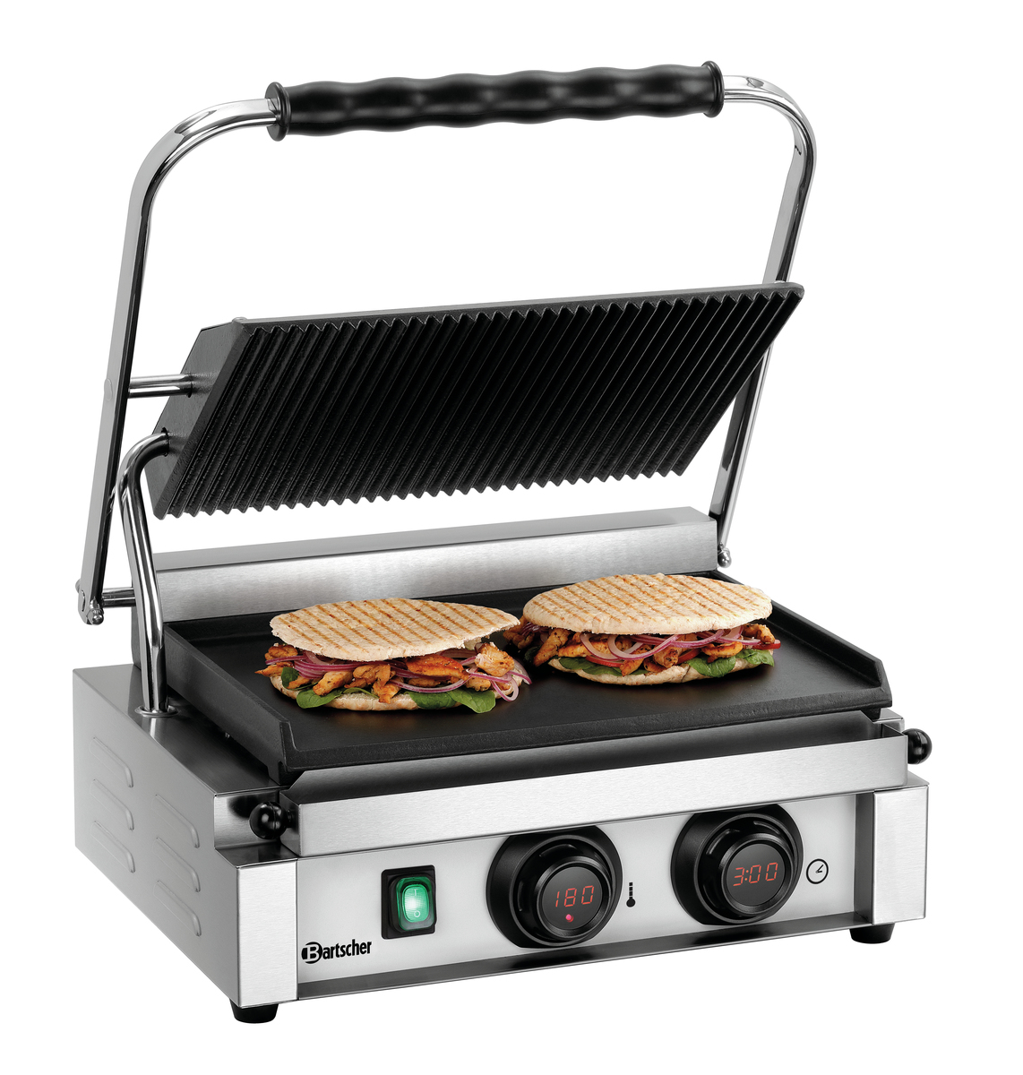 A150976_2 Grill contact "Panini-MDI" 1GR - Bartscher – Image 1