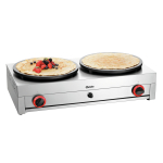 Crêpière 2CP400G - Bartscher