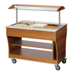 Chariot buffet, chaud, 3x 1/1GN - Bartscher