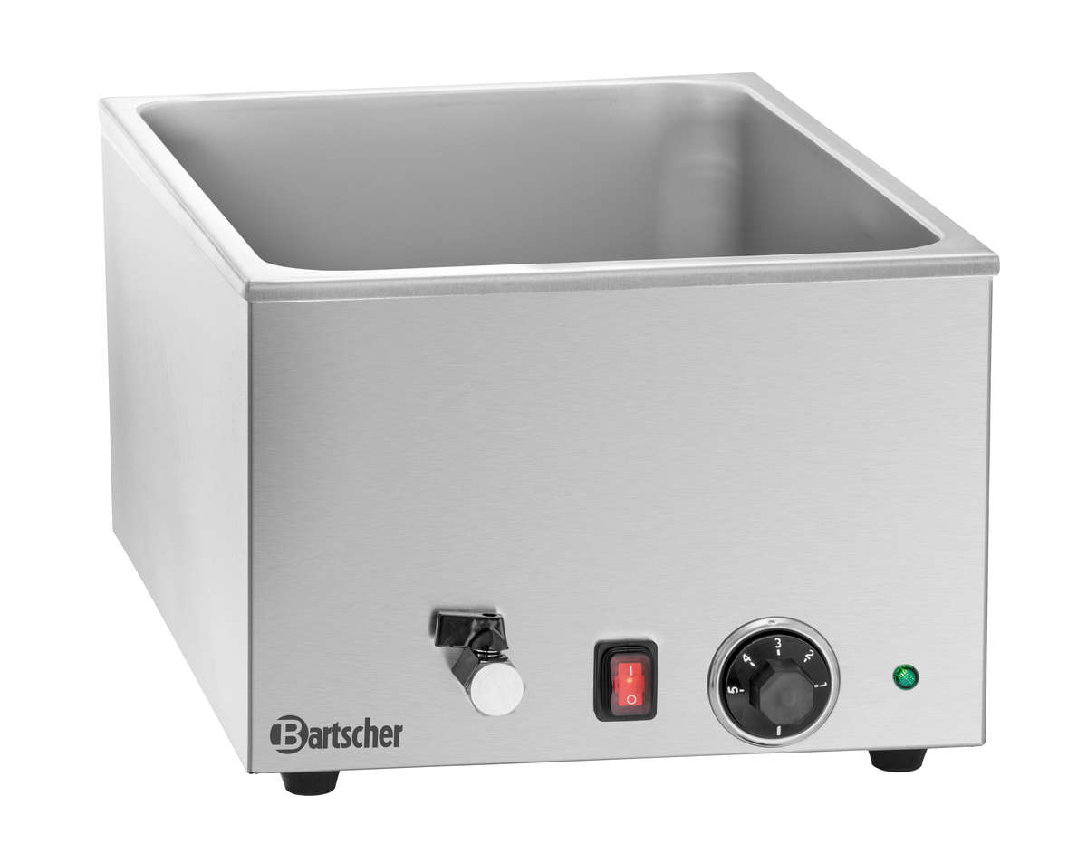 200240 Bain Marie, 1/1GN, 150mm, robinet - Bartscher – Image 1