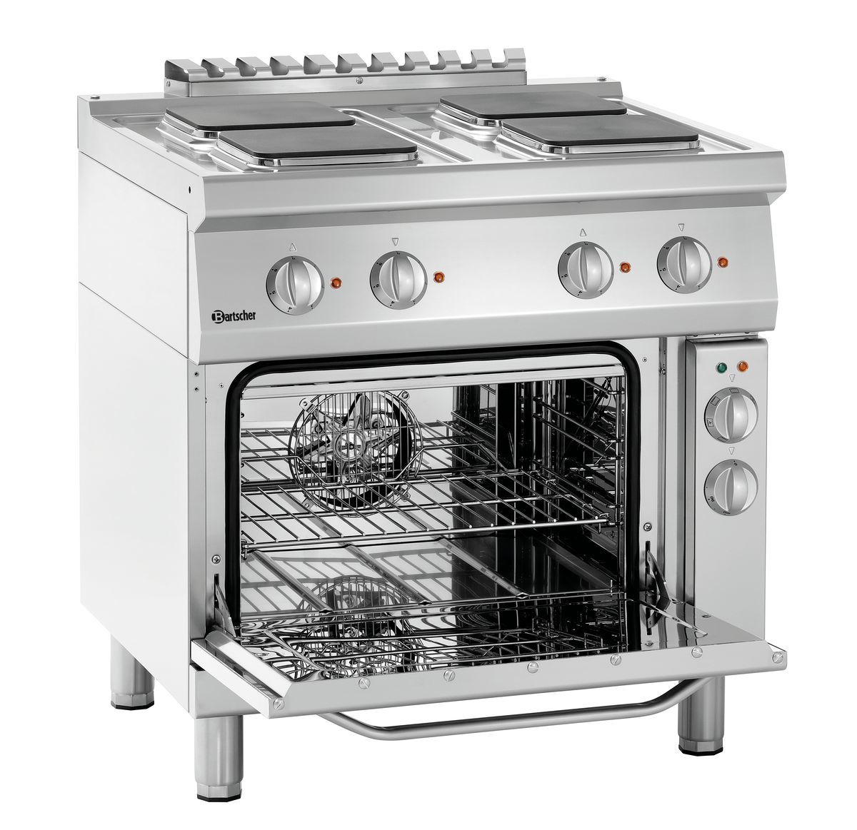 286326_1 Cuisinière él. 700, B800, 4 PL, EBO - Bartscher – Image 1