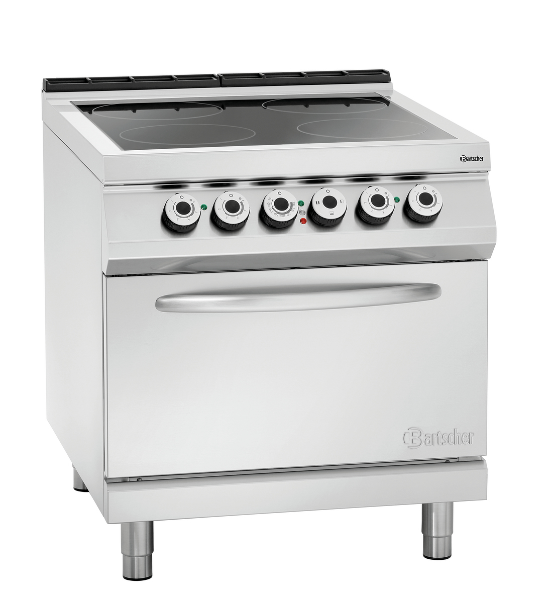 296431 Fourneau cér. 4 PL, four él.2/1GN - Bartscher – Image 1