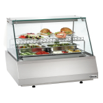 Vitrine réfrig. 2/1 GN, verre plat - Bartscher