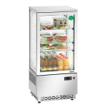 Vitrine réfrig. Mini 78L, inox A2CH - Bartscher