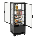 Mini vitrine réfrigérée 98L2T noir - Bartscher