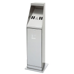 Cendrier sur colonne, argent - Bartscher
